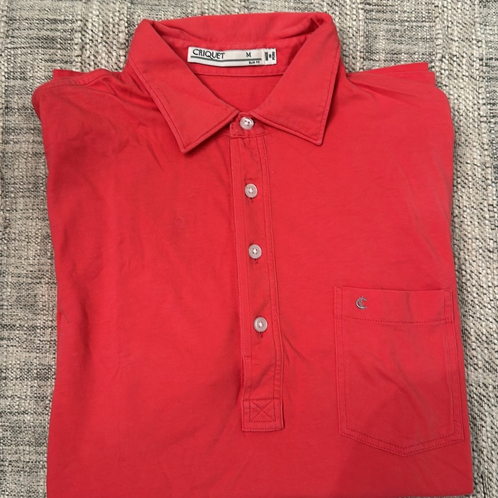 Criquet Organic Cotton Slim Fit Polo M - Picture 4 of 4